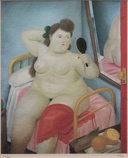 Fernando Botero
(Colombian, b. 1932)
La Toilette, 1983