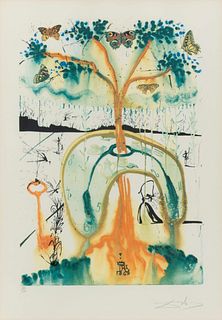 Salvador Dali
(Spanish, 1904-1989)
Alice's Adventures in Wonderland (complete portfolio of 13), 1969