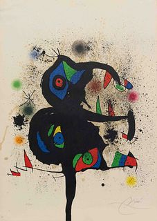 Joan Miro
(Spanish, 1893-1983)
Sculptures en montagne Exhibition, 1973