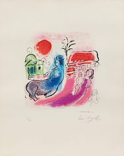 Marc Chagall
(French/Russian, 1887-1985)
Maternite au centaure, 1957