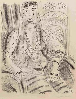 Henri Matisse
(French, 1869-1954)
Odalisque voilee, 1925