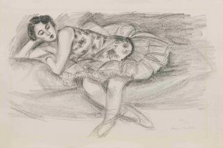 Henri Matisse
(French, 1869-1954)
Danseuse au Divan pliee en deux (from Dix Danseuses), 1927
