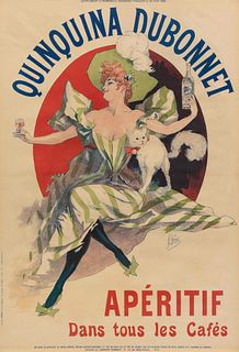 Jules Cheret 
(French, 1836 - 1932)
Quinquina Dubonnet, 1895