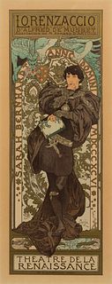 Alphonse Mucha
(Czech, 1860-1939)
Lorenzaccio (Maîtres de l'Affiche pl. 114), 1898