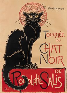 Theophile Alexandre Steinlen
(French, 1859-1923)
Tournee du Chat Noir de Rodolphe Salis, 1896