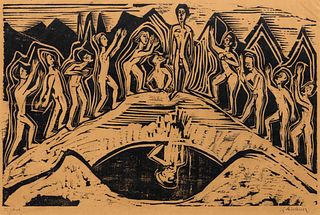 Ernst Ludwig Kirchner
(German, 1880-1938)
Der Ruhm (Fame), 1924