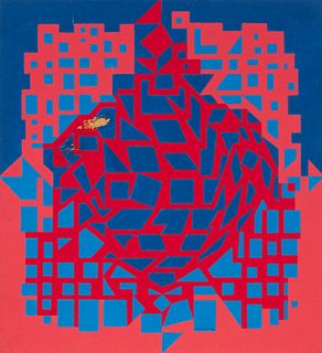 Victor Vasarely
(Hungarian, 1906-1997)
Citra-C, 1955-62