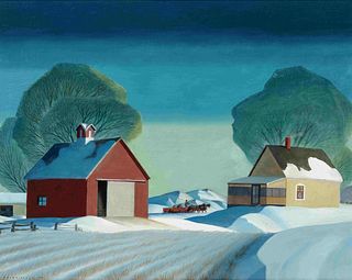 Dale Nichols
(American, 1905-1995)
The Last Snow, 1981