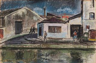 Willy Eisenschitz
(Austrian, 1889-1974)
Untitled (Street Scene), 1956