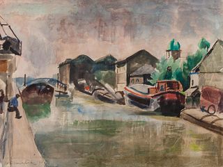 Willy Eisenschitz
(Austrian, 1889-1974)
Untitled (Canal), 1955