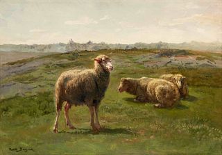 Rosa Bonheur
(French, 1822-1899)
Sheep in a Meadow (Moutons dans un pre)