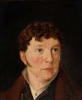 Christoffer Wilhelm Eckersberg
(Danish, 1783-1853)
Portrait of the Student Thomas Reutze, c. 1820