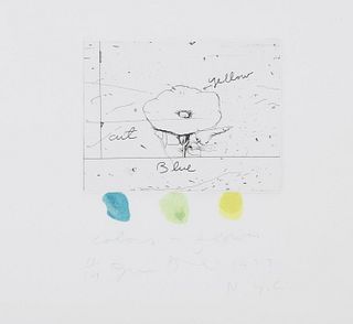 Jim Dine (Cincinnati 1935)  - Colors + flower, 1973