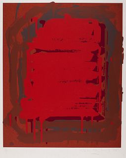 John Hoyland (Sheffield 1934-London 2011)  - Red composition