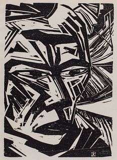 Max Kaus (Berlino 1891-New Jersey 1977)  - Head (Kopf), 1920