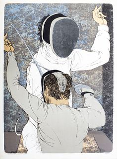 Amerigo Tot (Fehérvárcsurgó 1909-Roma 1984)  - Fencing, 1976