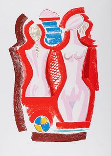 Mario Tozzi (Fossombrone 1895-Saint-Jean-du-Gard 1979)  - The mirror, 1979