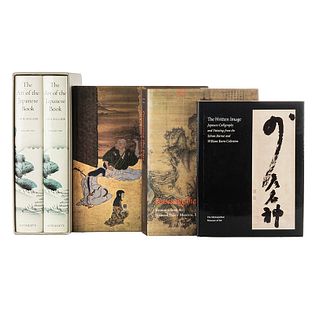 Libros sobre Arte Japonés. The Written Image / Edo. Art in Japan 1615 - 1868 / The Art of the Japanese Book... Piezas: 5.