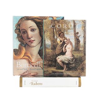 Lightbown, Ronald / Sutton, Peter C. / Tinterow, Gary. Botticelli / The Age of Rubens / Corot. Piezas: 3.