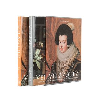 López-Rey, José. Velázquez. Painter of Painter / Catalogue Raisonné - Werkverzeichnis. Tomos I-II. En estuche. Piezas: 2.