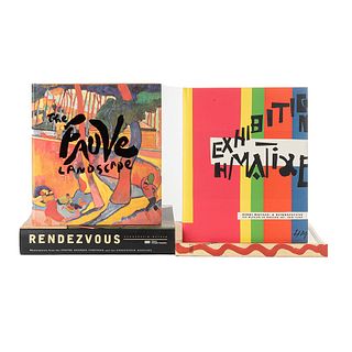 Libros sobre Fauvismo. Rendezvous / The Fauve Landscape / Henri Matisse. A Retrospective / Amat. Cuatro Paisajes de Fondo... Pz: 4.