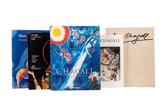 Libros sobre Marc Chagall. Chagall en Nuestro Siglo / Verzeichnis der Kupferstiche Radierungen und Holzschnitte von Marc Chagall...Pz:5