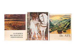 La Plástica del Siglo de la Independencia / Dr. Atl. Pinturas y Dibujos / Mural Painting of the Mexican Revolution ... Pz: 5.