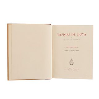 Sambricio, Valentin de. Tapices de Goya. Madrid: Archivo General de Palacio, 1946. Ejemplar núm 455.