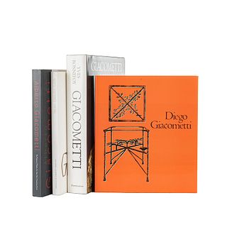 Bonnefoy, Yves / Klemm, Christian / Marchesseau, Daniel. Libros sobre Alberto y Diego Giacometti. Piezas: 4.
