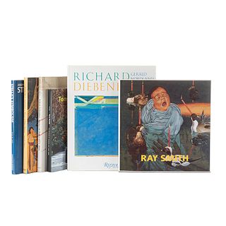 Libros sobre Artistas Estadounidenses. Richard Diebenkorn / Tony Smith. Architect. Painter. Sculptor / Julian Schnabel. Works... Pz: 6.