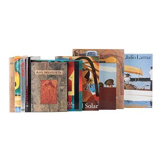 Libros sobre Artistas Latinoamericanos. Ramiro Llona 1973 - 1998 / Julio Larraz / Alejandro Xu Solar / Matta /Carlos Mérida... Pzs: 10.
