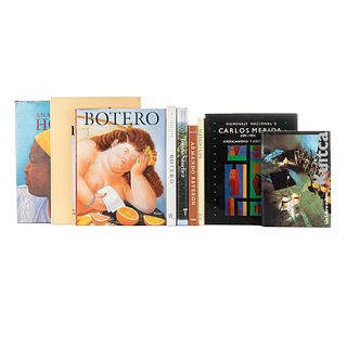 Libros sobre Artistas Latinoamericanos: Botero, Carlos Mérida, Ana Mercedes Hoyos, Tomás Sánchez, Armando Reverón, Wifredo Lam.. Pzas:9