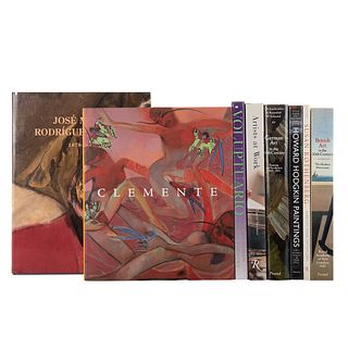 Libros sobre Pintura Contemporánea. José María Rodríguez - Acosta. 1878 - 1941 / Clemente / Voluptuario... Pzs: 8.
