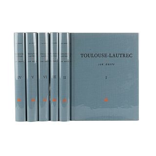 Dortu, M. G. Toulouse-Lautrec et son Oeuvre. New York, 1971. Tomos I - VI. Edición limitada, ejemplar número 527. Piezas: 6.