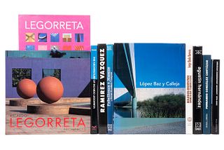 Auzelle, Robert/Attoe, Wayne/Ojeda Barrera, Jorge. Ramírez Vázquez/The Architecture of Ricardo Legorreta/ Agustín Hernández... Pzs: 10.