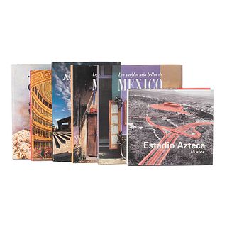 Libros sobre Arquitectura en México. Estadio Azteca 40 Años /  Teatros de México / El Nuevo Auditorio Nacional 1991 - 1994...Pz:6