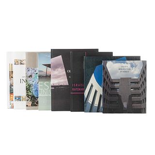 Katzman, Israel/ Gamboa de Buen, Jorge. Arquitectura Contemporánea Mexicana/ Arcos Bosques/ Salud y Arquitectura en México... Pzs: 8.