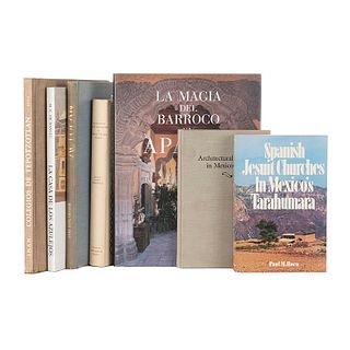 Libros sobre Arquitectura Virreinal. La Magia del Barroco en Apaseo / La Casa de los Azulejos / Colegios de Tepotzotlan... Pz: 7.