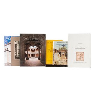 Libros sobre Arquitectura Virreinal. Puebla Monumental / Las Catedrales del Nuevo Mundo / Historia Construida... Piezas: 7.
