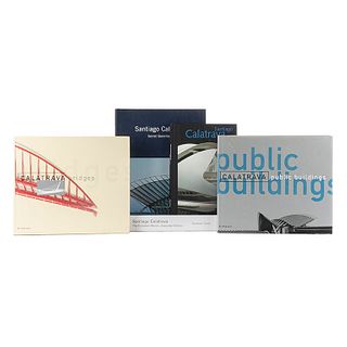 Libros de Arquitectura sobre la Obra de Santiago Calatrava. Santiago Calatrava: Secret Sketchbook / The Complete Works... Piezas: 5.