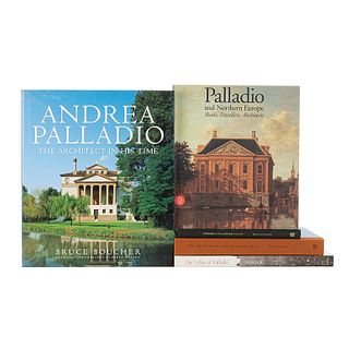 Libros sobre Andrea Palladio. The Four Books on Architecture / Andrea Palladio / Possible Palladian Villas... Piezas: 5.