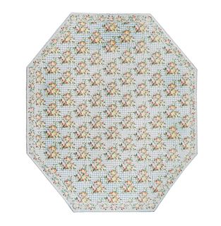 A Stark Hexagonal Carpet
19 feet 7 inches x 17 feet.