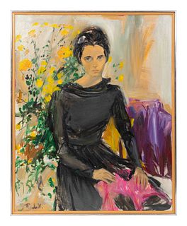 Elaine De Kooning
(American, 1918-1989)
Portrait of a Woman