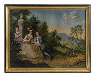 Artist Unknown
(Swiss, 18th Century)
The Courting Couple, an Allegory for Summer