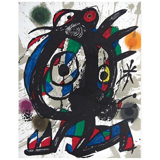 JOAN MIRÓ, Litografía original I, from the suite 12 Litografías originales, 1972, Unsigned, Lithography without print number, 12.2 x 9.8" (31 x 25 cm)