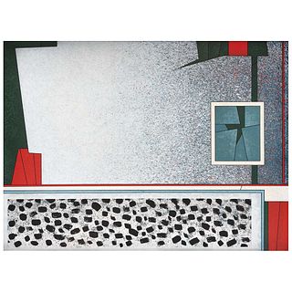 GUNTHER GERZSO, Presencia, 1978, Signed, Serigraph 58 / 200, 21.2 x 28.7" (54 x 73 cm)
