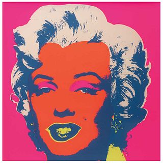 ANDY WARHOL, II.22: Marilyn Monroe, Stamp on back, Serigraph without print number, 35.9 x 35.9" (91.4 x 91.4 cm)