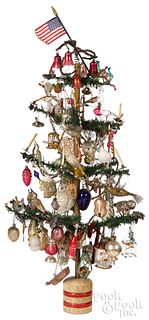 Decorated German feather tree