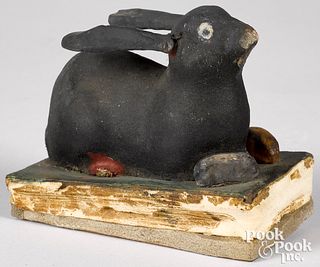 German composition animated rabbit squeak toy