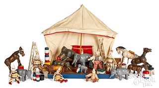 Schoenhut Humpty Dumpty Circus tent